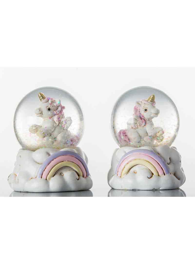 Palla di Vetro Unicorno Bimba C1962