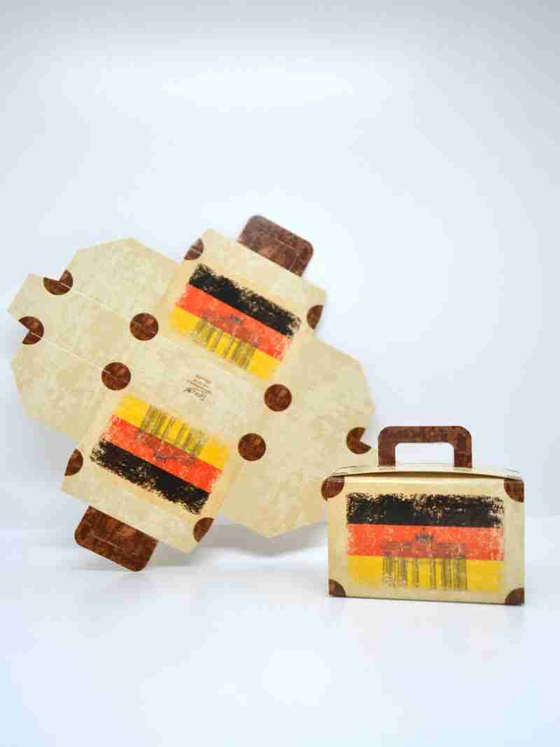 Scatolina Valigia Portaconfetti Viaggio-germania