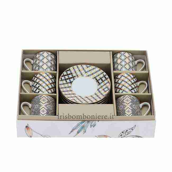 Set Tazzine Porcellana 28091