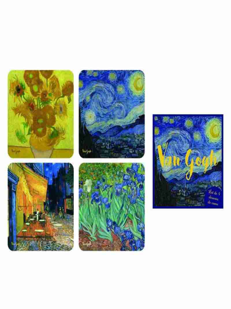 Sotto bicchieri assortiti Van Gogh