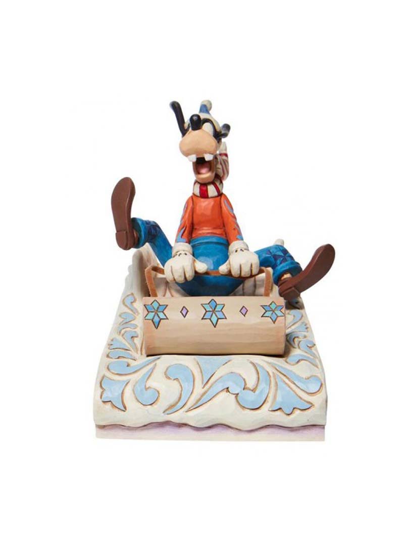 Pippo su slittino Disney