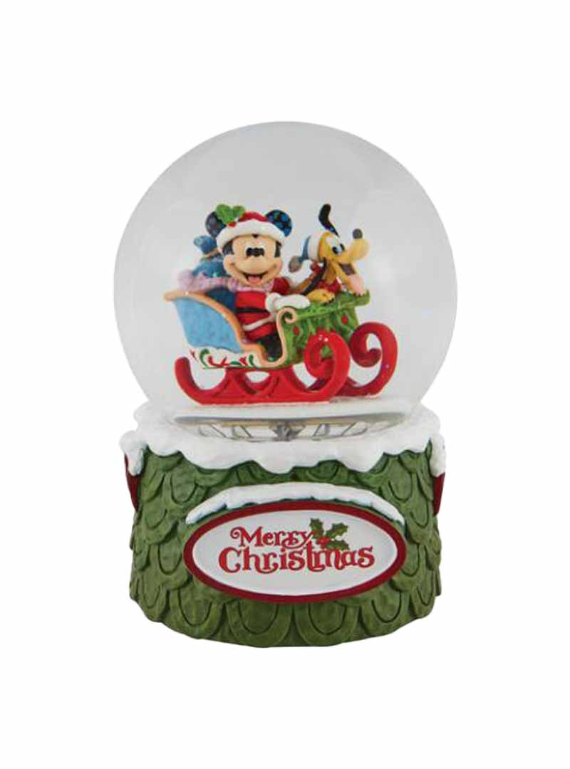 Mickey and Pluto Christmas Waterball