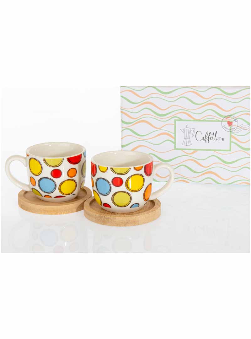 Coppia Tazzine Bolle Caffettino